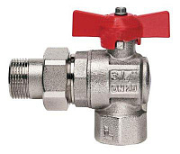 Фото: Вентиль шаровый угловой Itap 1" (американка) 